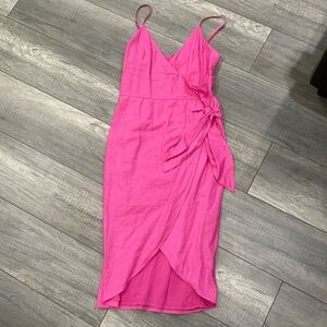 Revolve linen dress